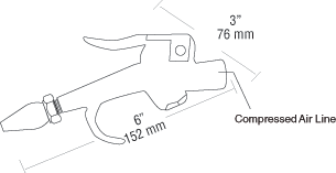 铬拇指控制节气风枪48211—48215